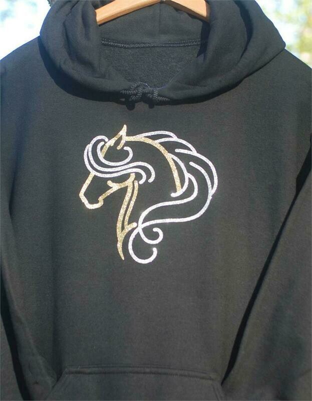 Sebastian Horse Art 2 Tone Glitter Collection #A81GB