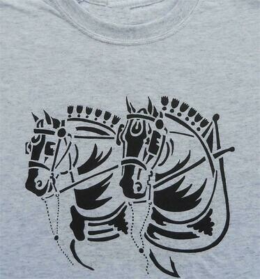 Draft Horse Wearable Art Ash T-shirt, Sweatshirt or Hoodie #A22DH