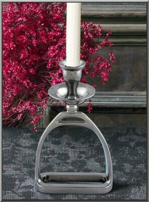 Polished Aluminum Stirrup Candle Holder by Arthur Court #PP37