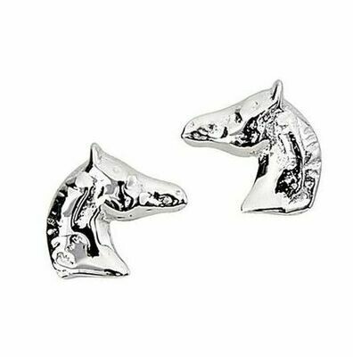 Petite Sterling Silver Horse Head Post Earrings #183HHS