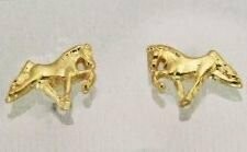 Petite Gold Tone Tennessee Walker Fashion  Post Earrings  #T709