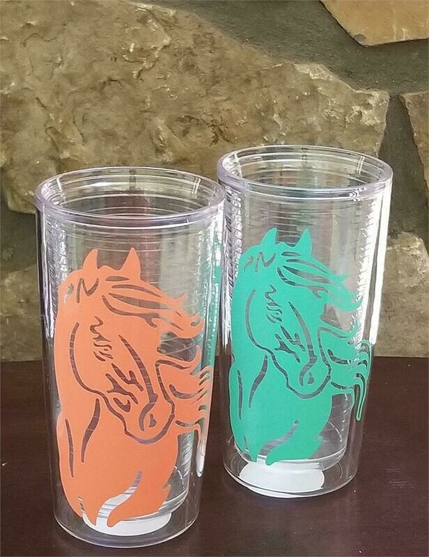 Noble Horse Art 18 oz. Double Wall Vortex Tumbler #AM37