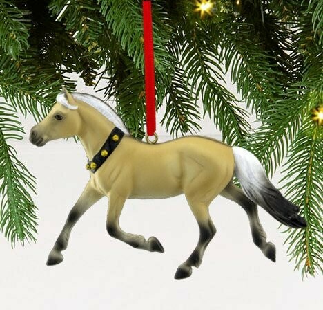 Norwegian Fjord Beautiful Breeds Holiday Horse Ornament #B700520