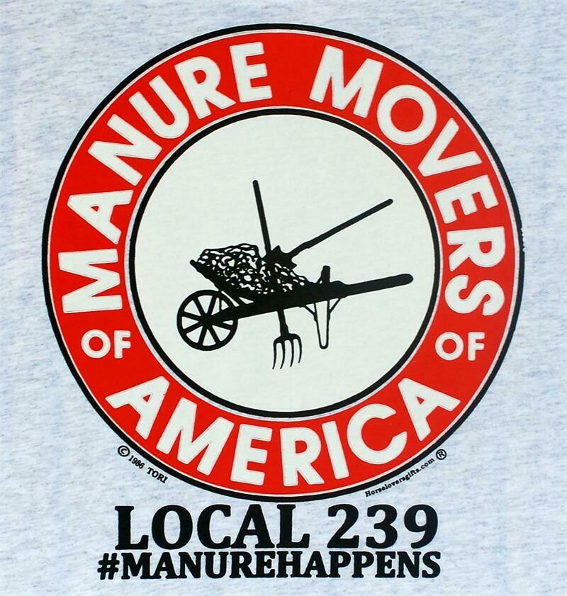 MANURE MOVERS OF AMERICA-#MANURE HAPPENS:YOUTH T-Shirt  #5220Y