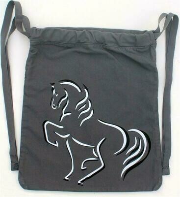 Maestro Horse Art Slate Canvas CInch Bag A302CB