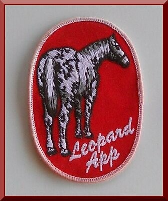Leopard Appaloosa Horse Patch Embroidered 3-1/4" AP03