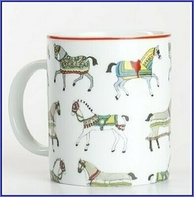 Horses in Parade Ceramic 10oz Mug #241MG