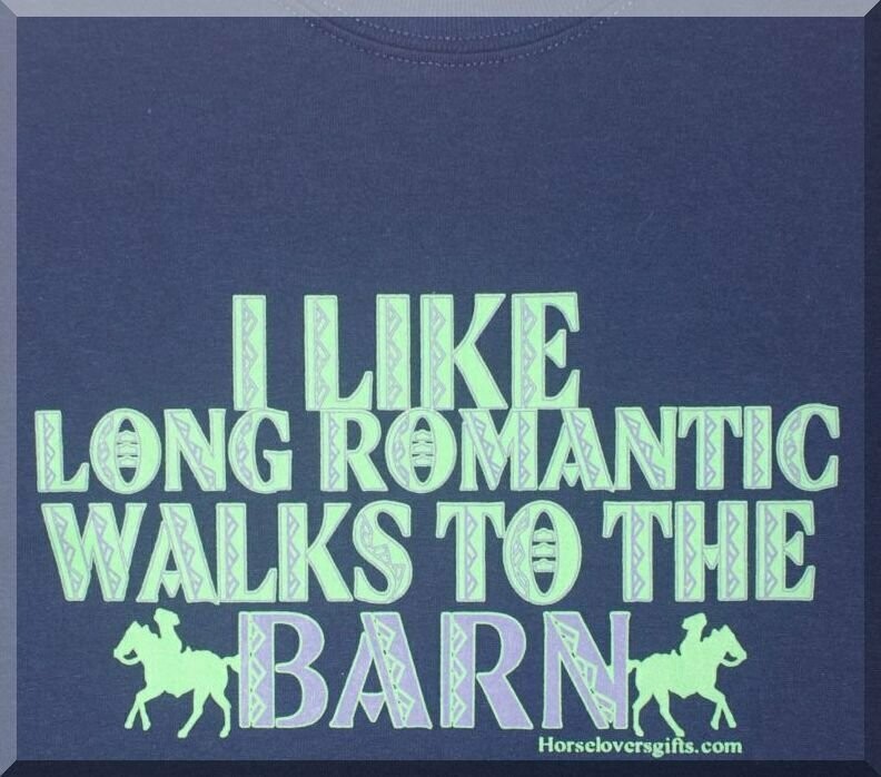 "I Like Long Romantic Walks To The Barn" Graphic Collection #ATM31