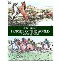 Horses of the World Coloring Book #4471