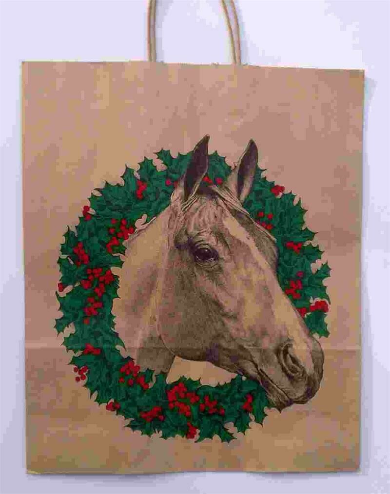 Horse Head n' Wreath Design Gift Bags #TG2RTH