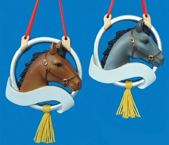 Horsehead & Banner 3" 2-d Ornament #935B