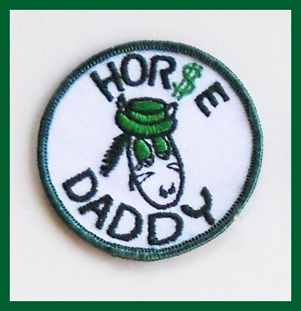 Horse DADDY Patch Embroidered  2.5" AP07