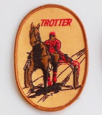Harness Racer Patch Embroidered 3-1/2