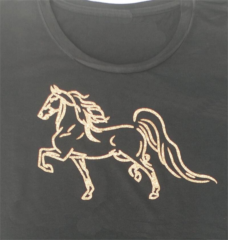 Glitter Saddlebred Horse Art Collection #ASB10