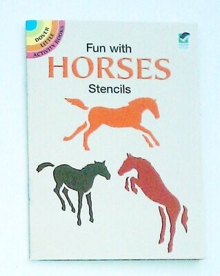 Fun with Horses Stencils Mini-book #447ST