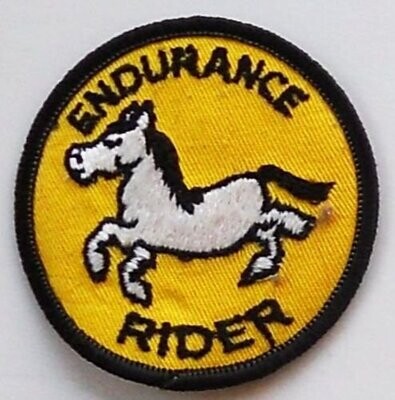 Endurance Rider Patch Embroidered 2.5