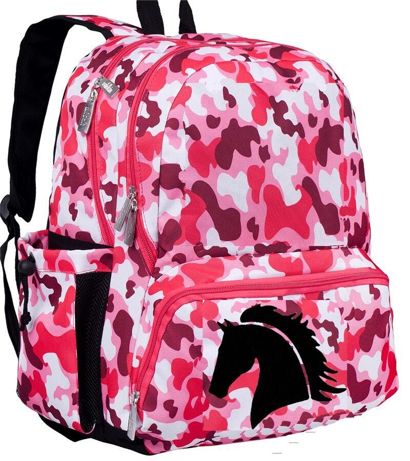 Elegant Horse Head Pink Camo 17