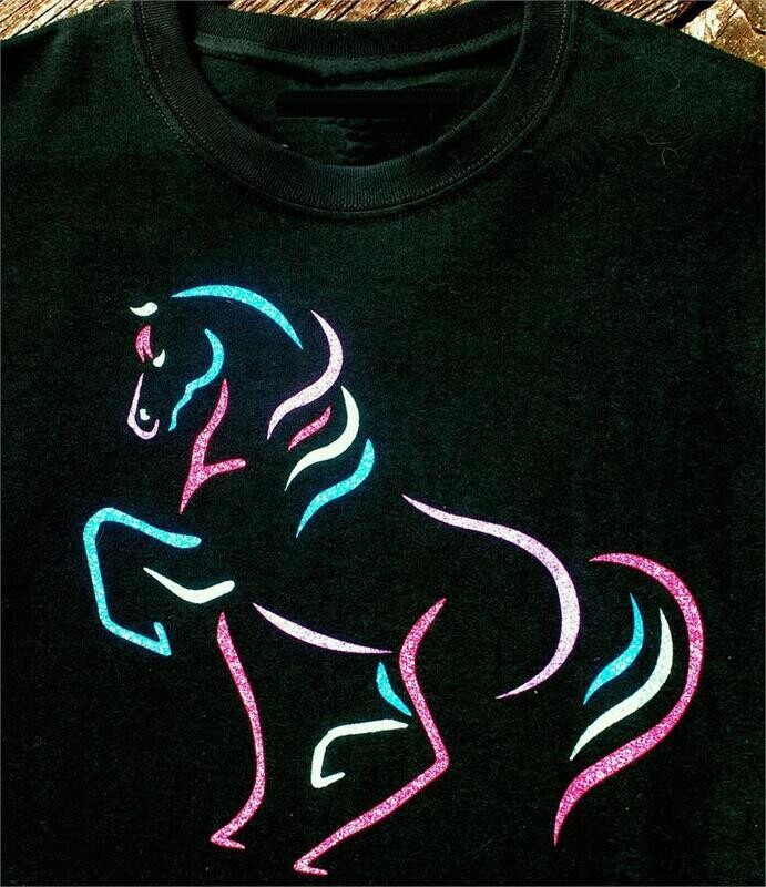 Glitter Maestro Multi-Color Horse Art Collection #A30GL