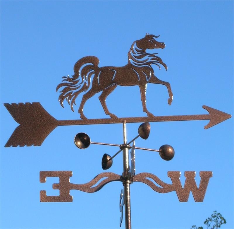 Weathervane lazer cut Antique Bronze Arabian Horse #514B