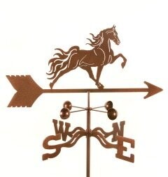 Weathervane lazer cut Antique Bronze Tennessee Walking Horse #514T