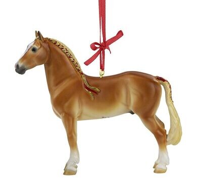 Belgian Horse Beautiful Breeds 2021 Holiday Horse Ornament #B700522
