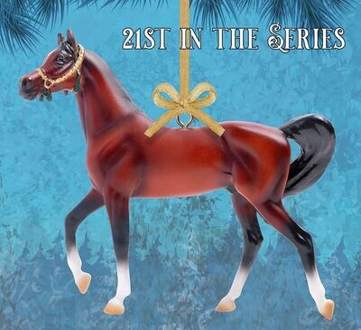 Arabian Horse Beautiful Breeds 2022 Breyer Holiday Ornament #700523B
