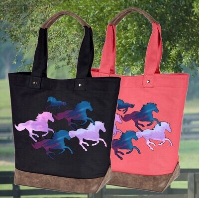 Colorful Herd 15” Voyager Tote #AM22P