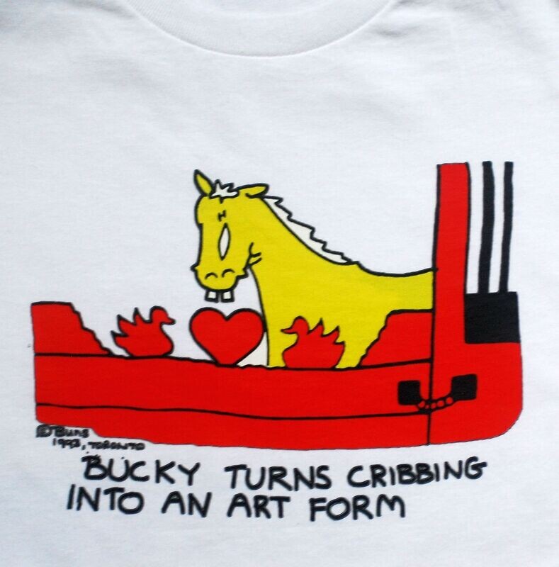 "Bucky turns Cribbing  into an art form" Collection #A907