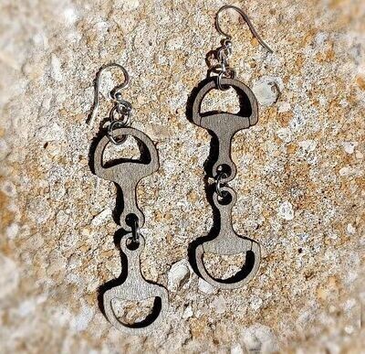 Artisan Snaffle Bit Hook Earrings #205SB