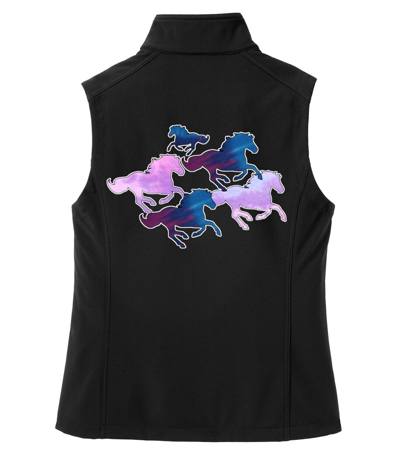 Colorful Herd  Ladies Microfleece Vest and Jacket #AM22V