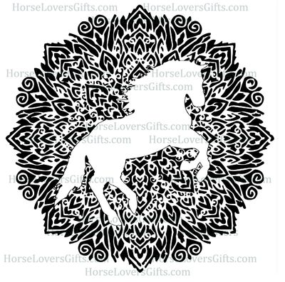 Mandala Horse Art