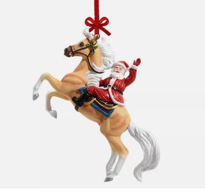 Santa Hi-Ho 2024 Breyer Ornament  #700660