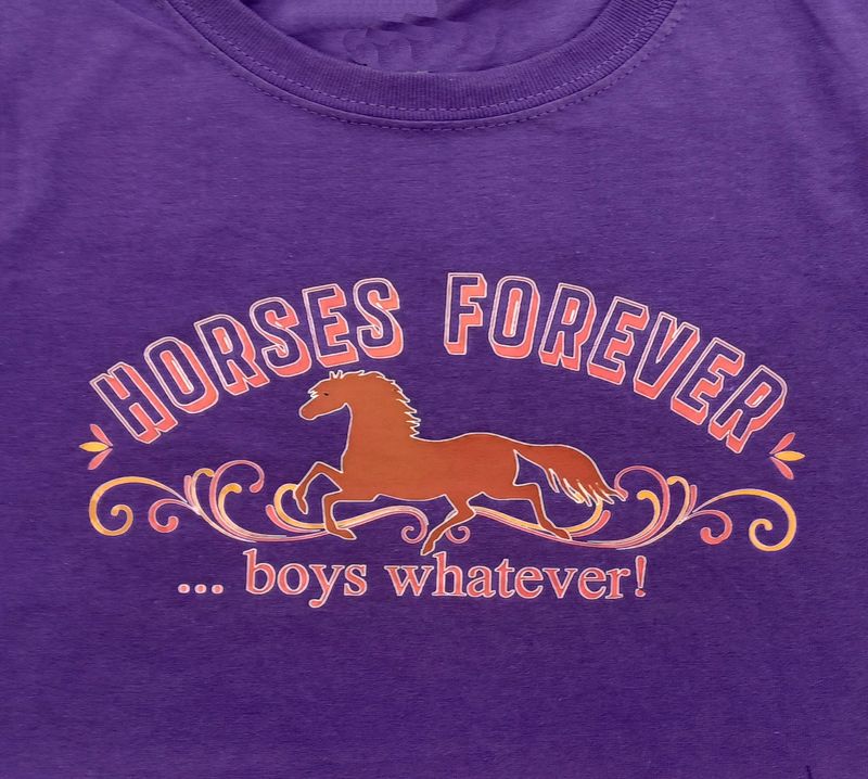 "Horses Forever-Boys Whatever "-YOUTH & Toddler T-shirt