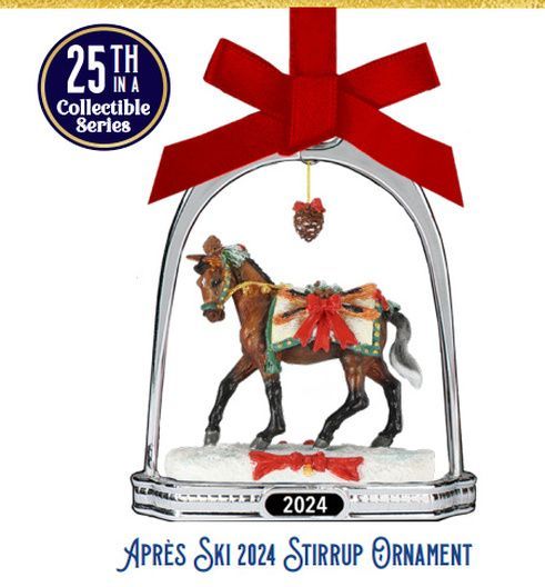 Apres Ski 2024  Holiday Stirrup Ornament #B700325B