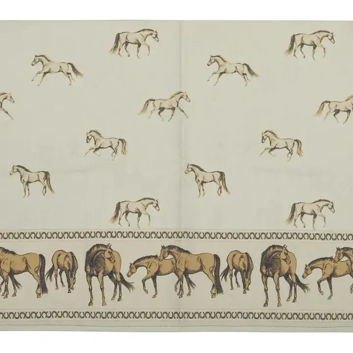 Classic Horses flour sack towel #701SR