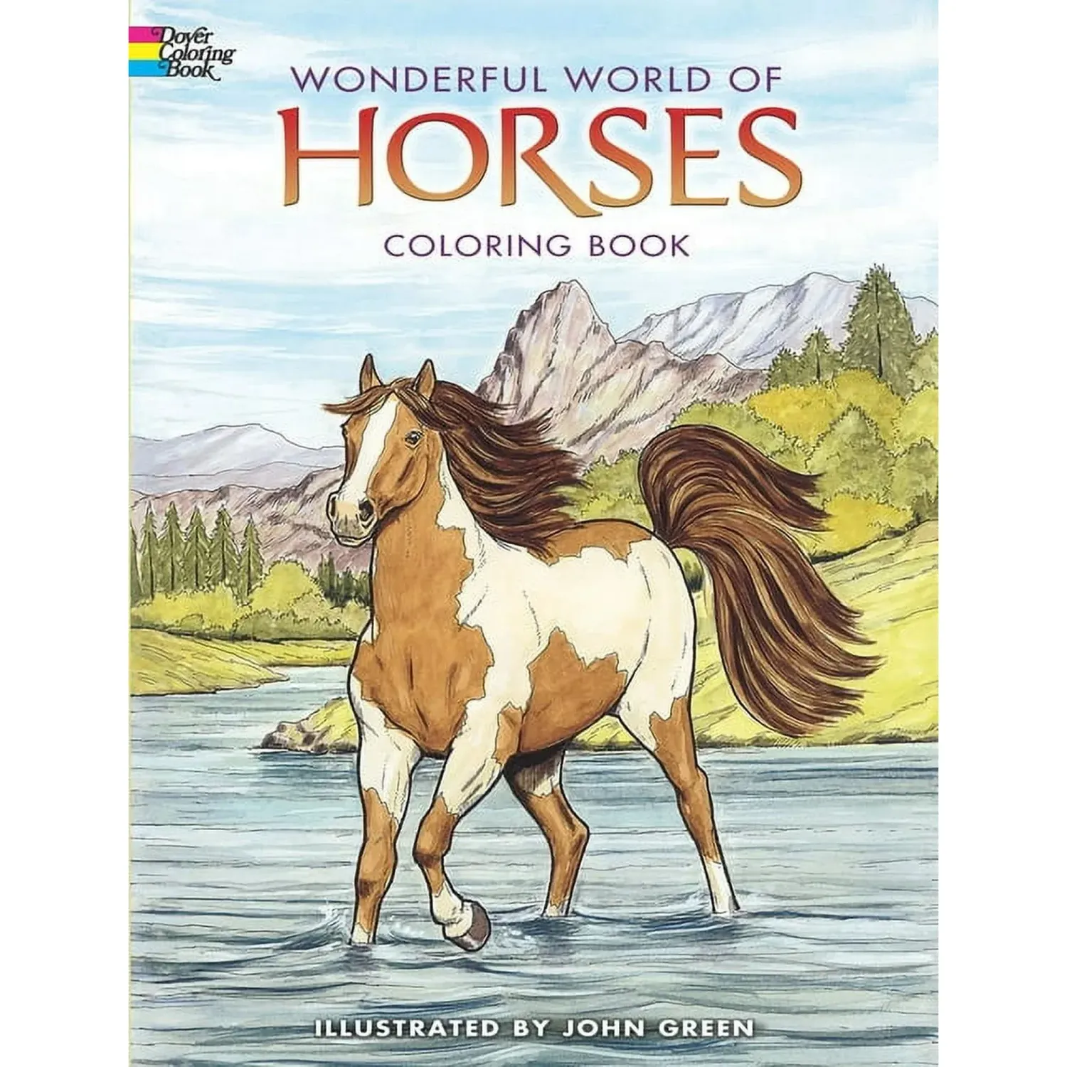 Wonderful World  of Horses Coloring Book #4473