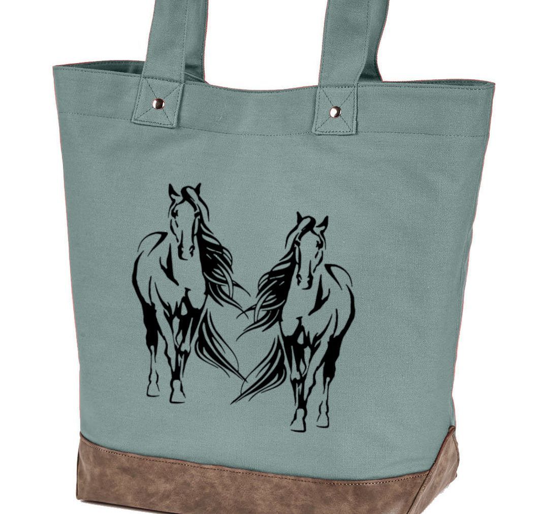 Fiona Horse Art  15" Voyager  Tote Bag  #A75LB
