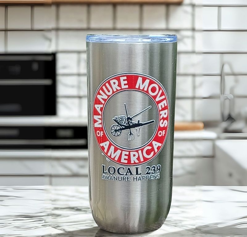 Manure Movers 17 OZ Double Walled Vacuum Insulated Tumbler #5220ST
