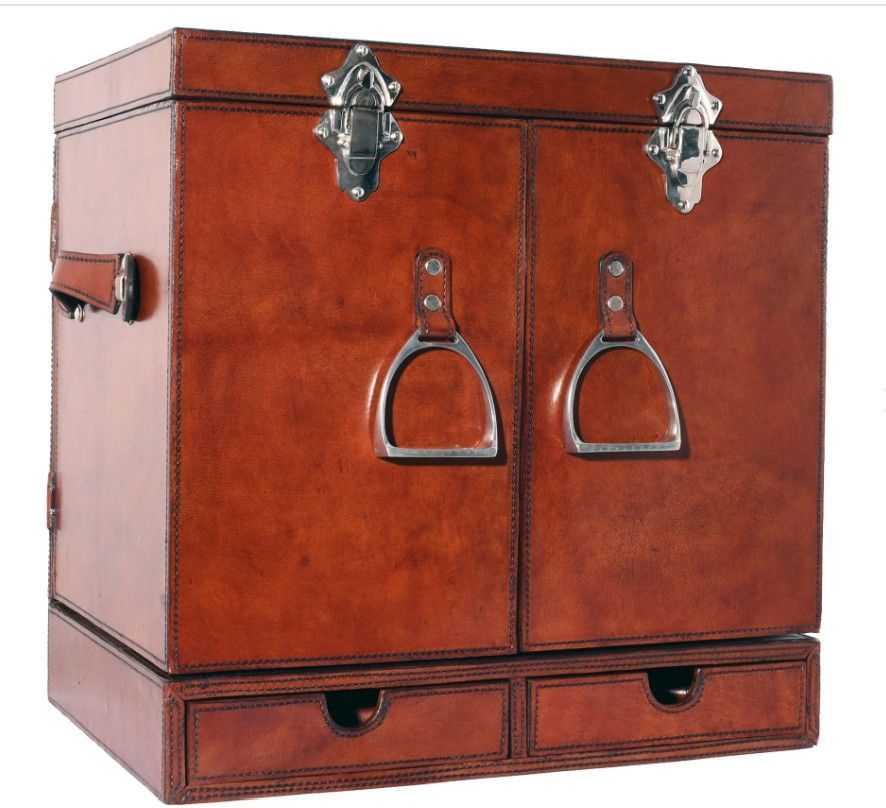 Equestrian Leather Complete  19 Equestrian Leather Complete  19" Compact Field Bar Case #PP325