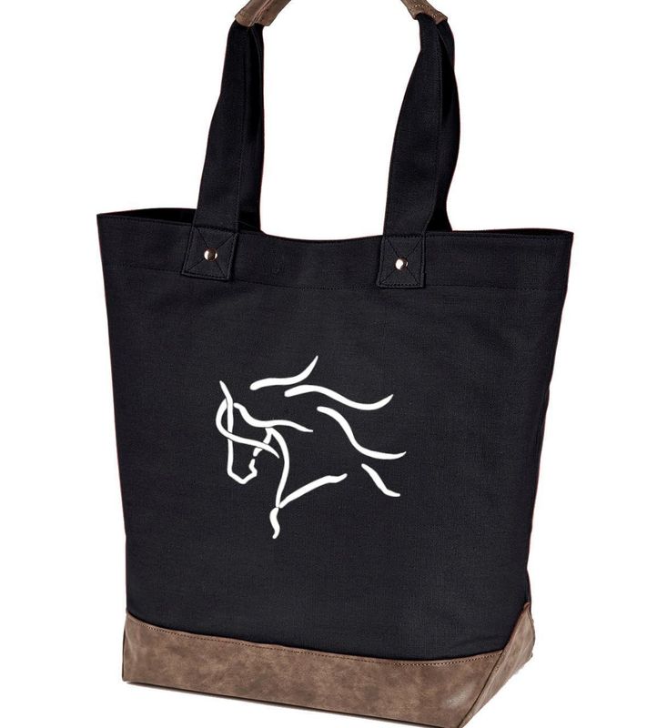Dream Horse Embroidered 15” Voyager Tote Bag #528TB Dream Horse Embroidered 15” Voyager Tote Bag #528TB