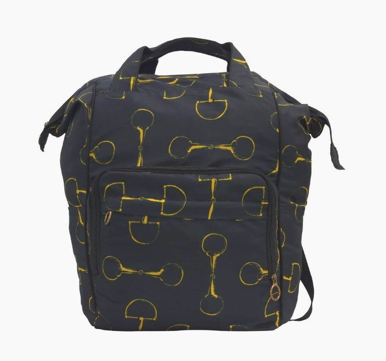 Snaffle Bits 17"  Backpack/Laptop Case-Black #AW71