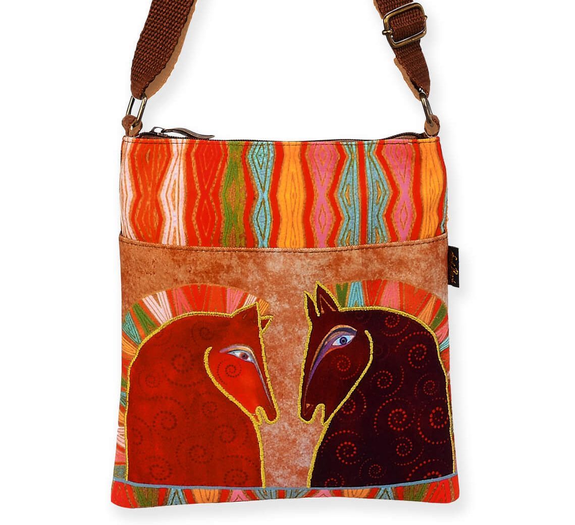 Rushia and Rusty  Crossbody by Laurel Burch #1452R