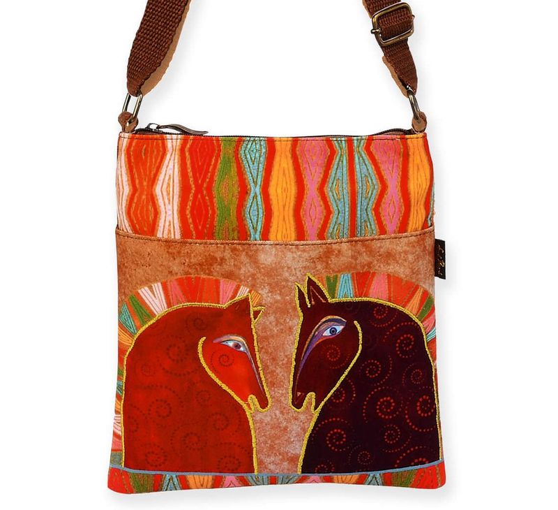 Rushia and Rusty  Crossbody by Laurel Burch #1452R