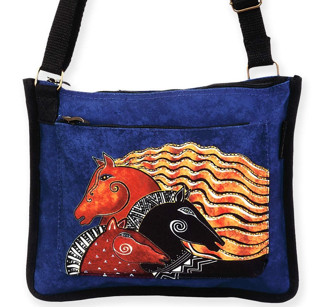Midnight Mares Bag by Laurel Burch #145TB Midnight Mares Bag by Laurel Burch #145TB