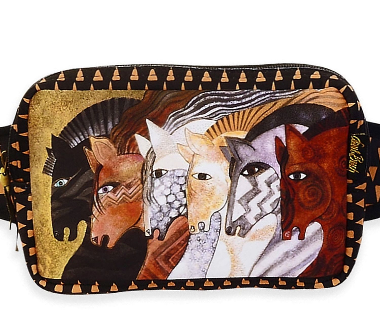 Moroccan Mares Neoprene Crossbody Wrap And Belt Bag by Laurel Burch #145CM Moroccan Mares Neoprene Crossbody Wrap And Belt Bag by Laurel Burch #145CM