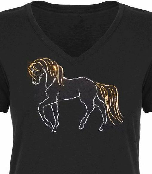 Paso FIno  Horse 2 Tone Rhine studded Collection #A929
