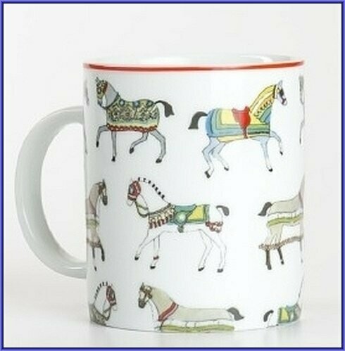 Horses in Parade Ceramic 10oz Mug #241MG Horses in Parade Ceramic 10oz Mug #241MG