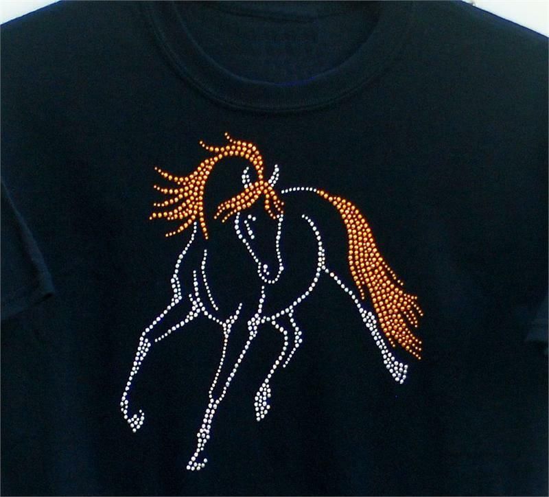 Rhinestudded Dilan Horse Art Collection #AT3RS Rhinestudded Dilan Horse Art Collection #AT3RS