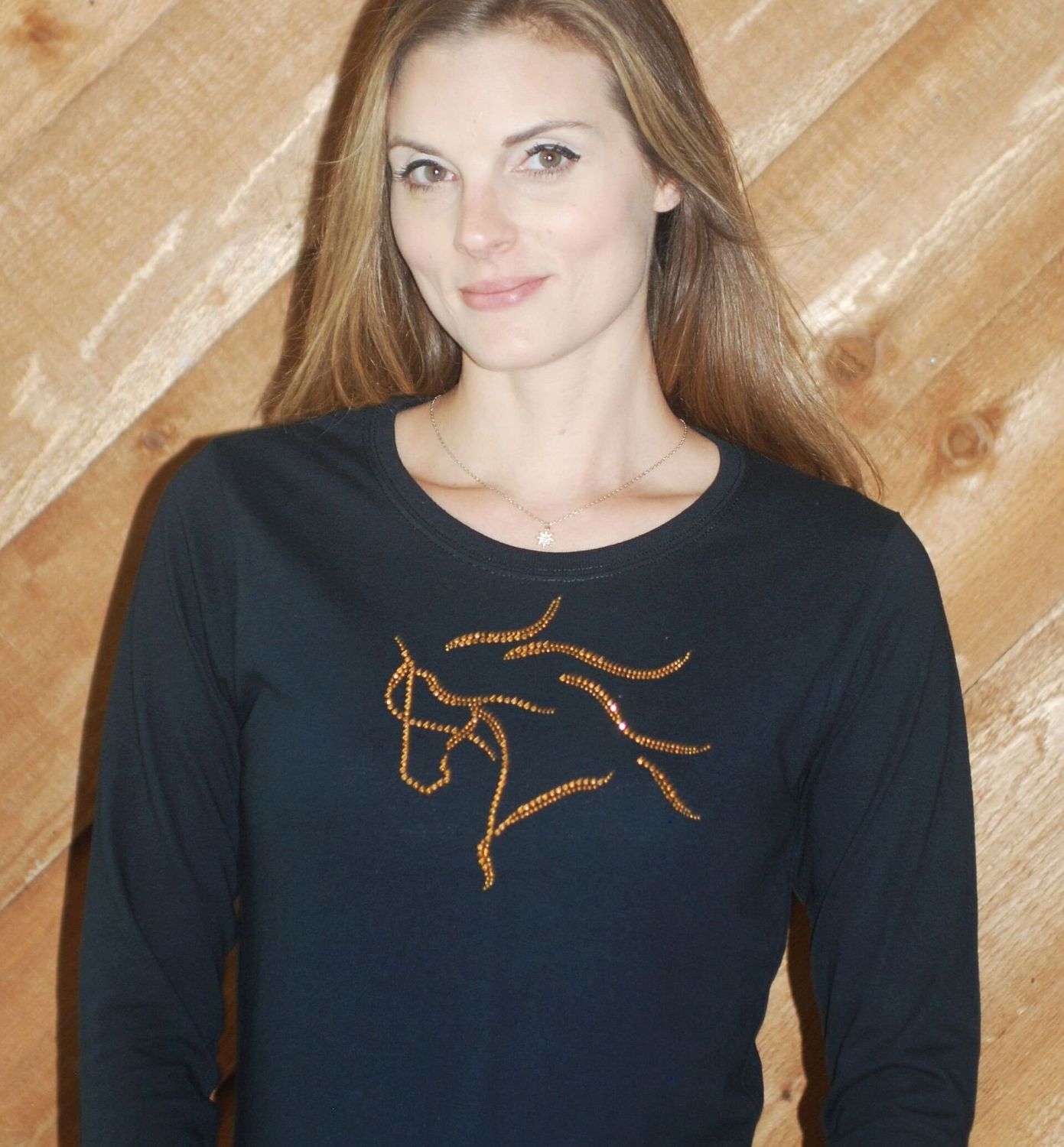 Dream Horse Silver or Gold Rhinestone Studded Collection #A993H Dream Horse Silver or Gold Rhinestone Studded Collection #A993H