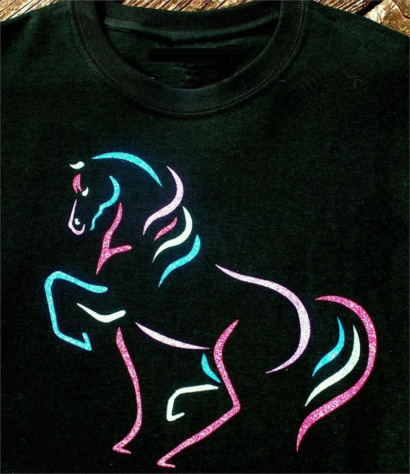 Glitter Maestro Multi-Color Horse Art Collection #A30GL